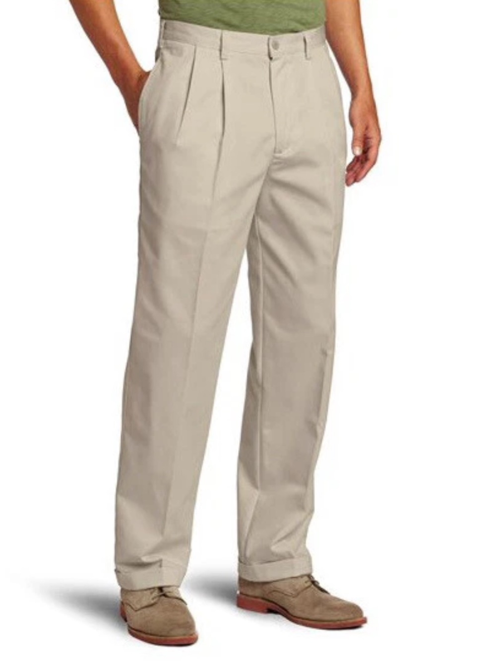 NWT $75 IZOD American Chino Pants Classic Leg Basix Sz 56 x 32